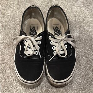 Vans Black Canvas Sneakers